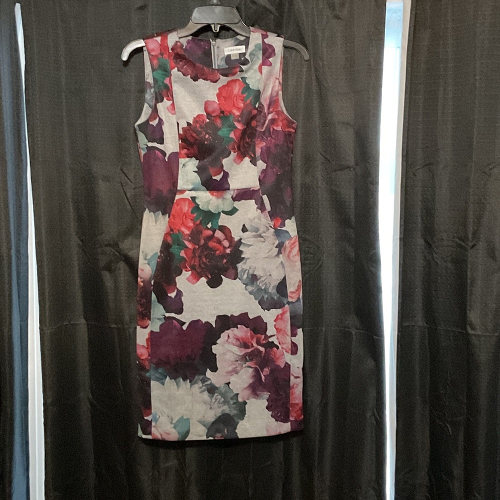 Calvin Klein Multicolor Floral Midi Dress